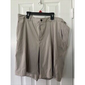 Pebble Beach Dry Luxe Performance Khaki Golf Shorts - Men's Size 38